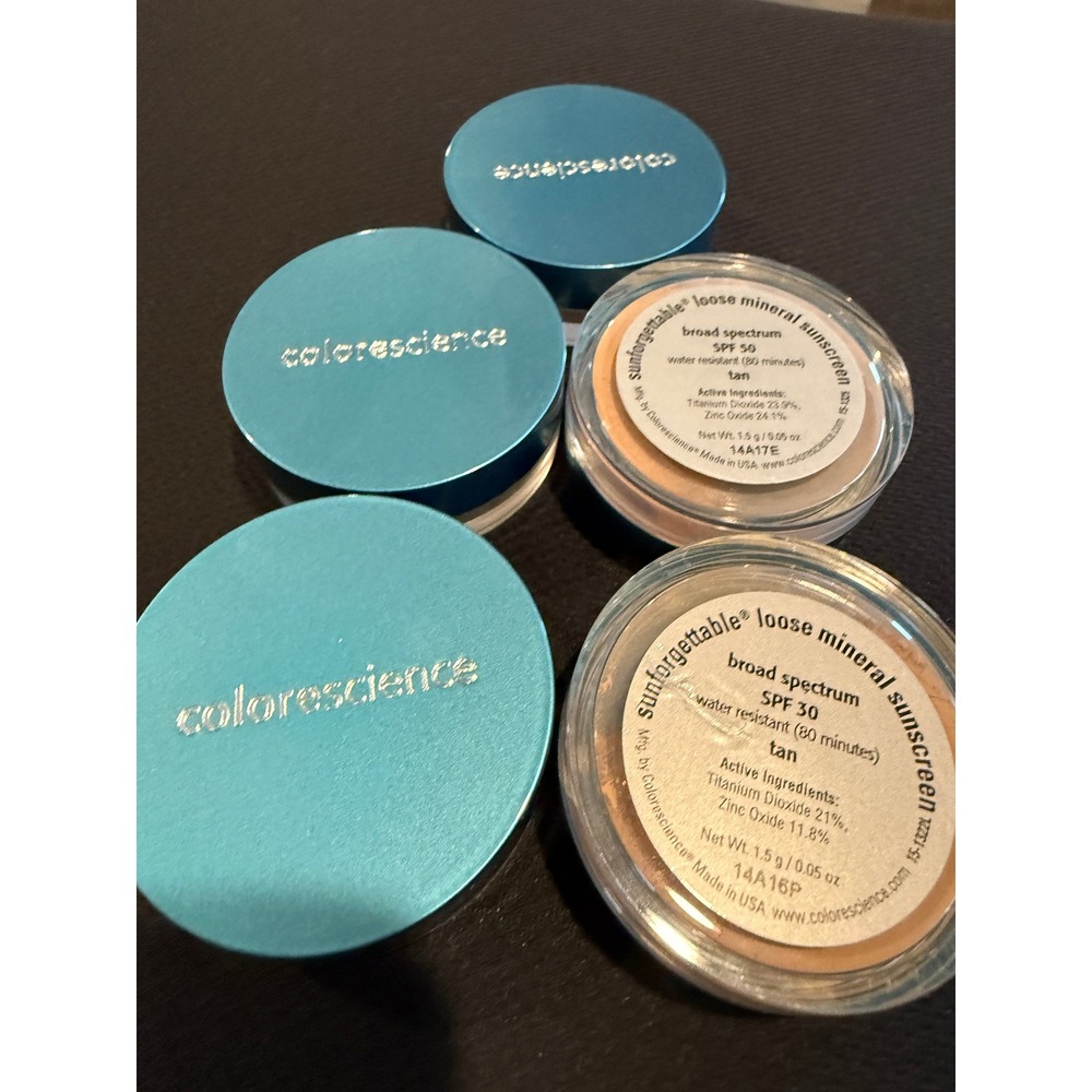 5 Colorescience Sunforgettable Loose Mineral Sunscreen SPF 30 Tan‎ Tinted Sealed